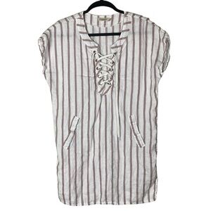 Viola Borghi striped linen dress